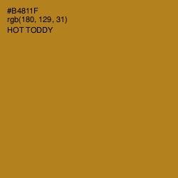 #B4811F - Hot Toddy Color Image